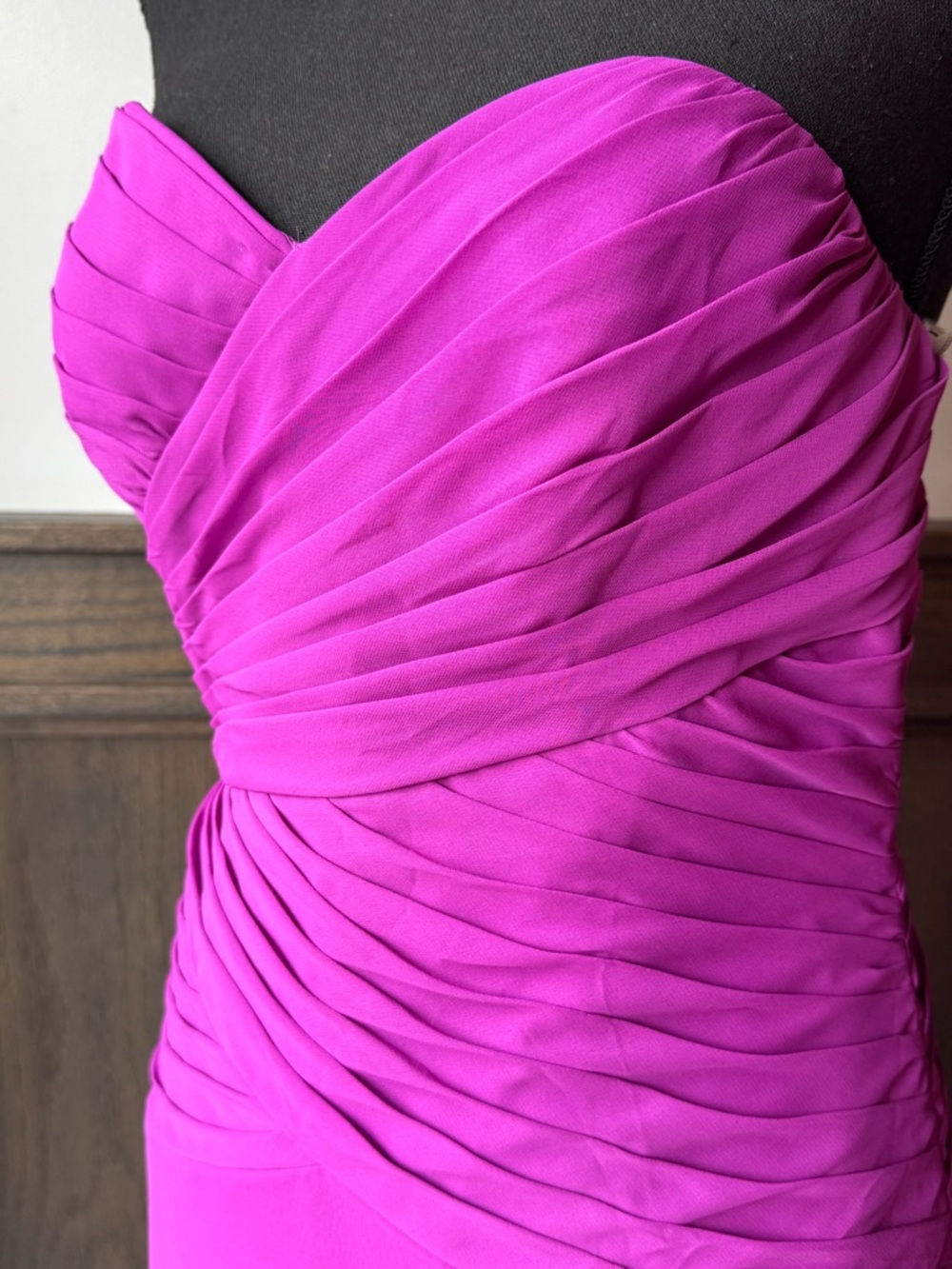 Alfred Angelo Strapless purple Ruched Sweetheart Gown 8 - Picture 2 of 9
